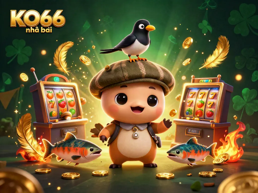 Experience thrilling action at KO66 nhà cái with vibrant slot games and playful characters.