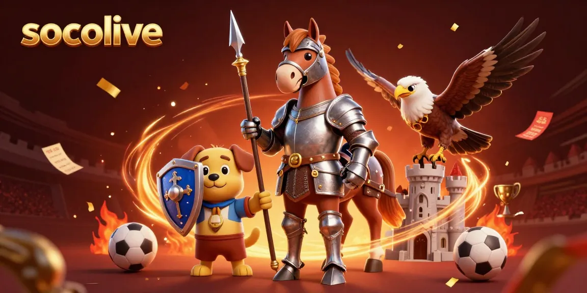 Socolive delivers thrilling online sports betting experiences with dynamic stadium scenes and betting slips.