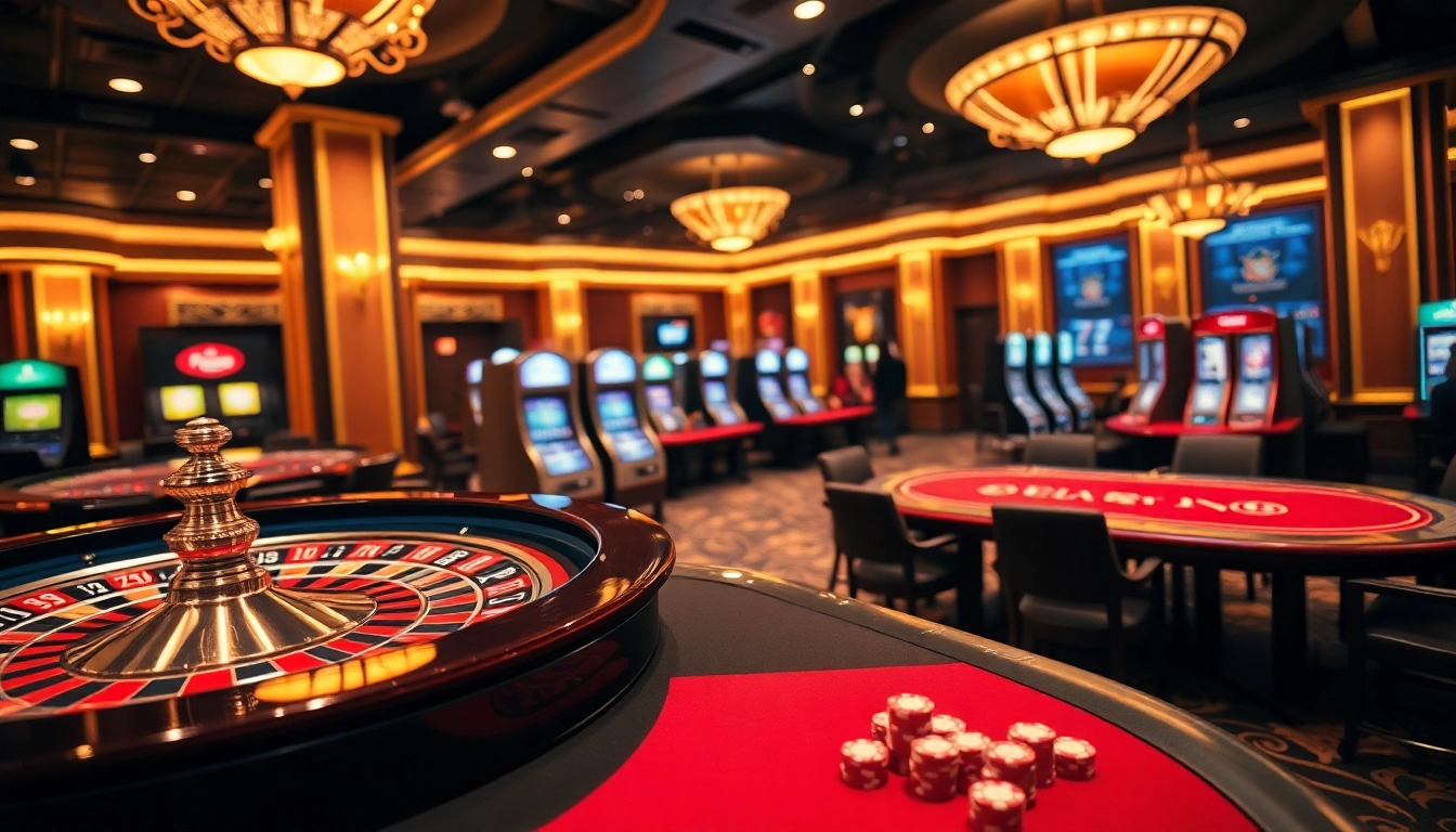 Experience thrilling gaming at https://red88.day/ with vibrant casino visuals and engaging players.