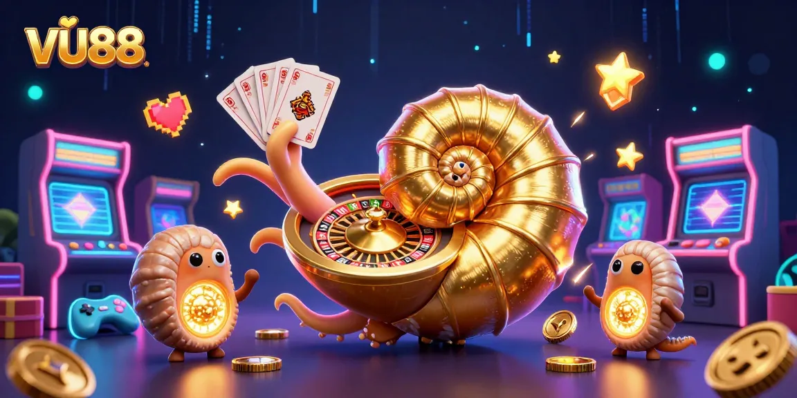 Experience the thrill of VU88 with vibrant, high-stakes casino gaming and interactive elements.