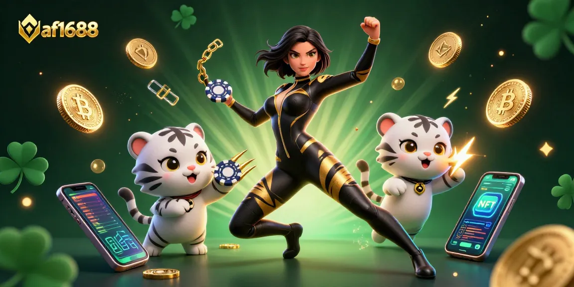 Engage with the exciting world of online gambling at af1688 with vibrant elements and dynamic gaming action.