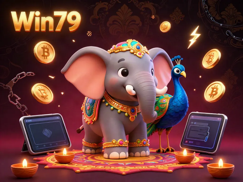 Experience thrilling gaming action at Win79 with dynamic casino elements and vibrant characters.