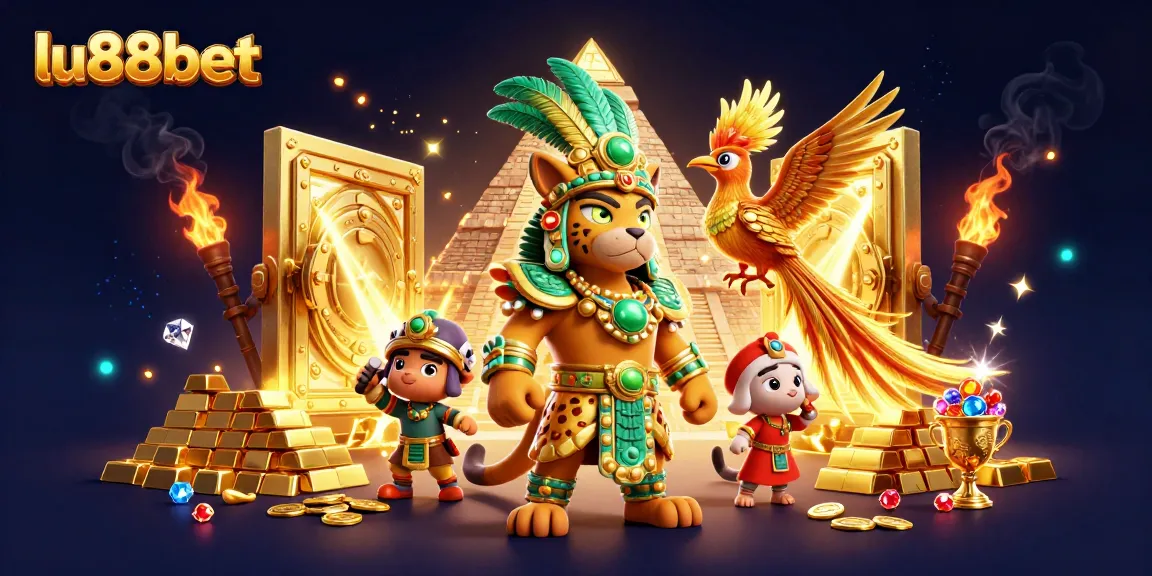 Experience the excitement of lu88bet with vibrant 3D casino scenes featuring dynamic characters and rich elements.