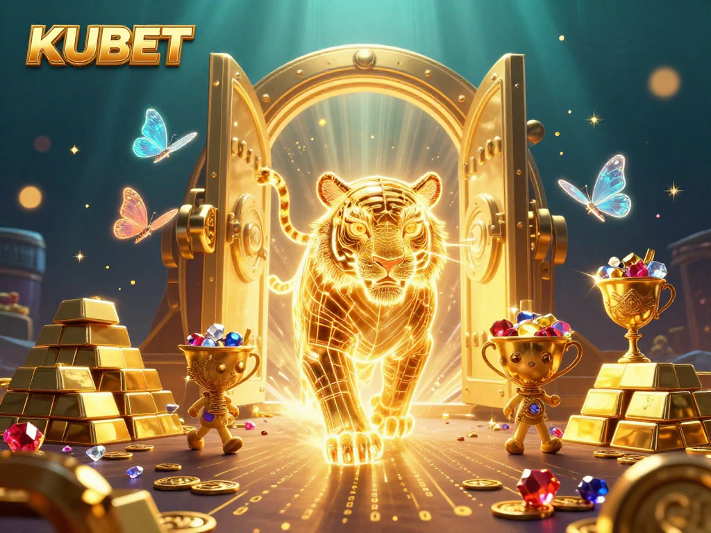 KUBET offers an immersive gaming experience with rich graphics and thrilling action in this casino illustration.