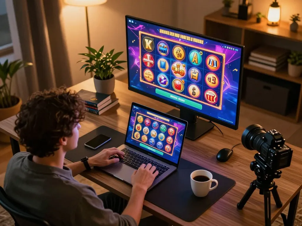Experience dynamic gaming at https://va88.moe/ with vibrant slot visuals and a cozy gaming setup.