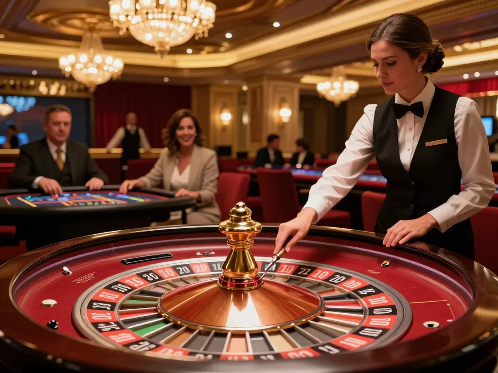 Experience thrilling roulette gameplay at luxury casinos with ok 365 in action.
