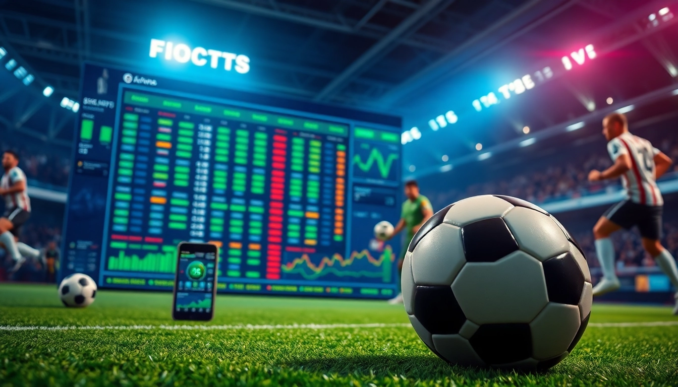 Dynamic sports betting display with live odds at https://keonhacai.study/ showcasing football analysis.