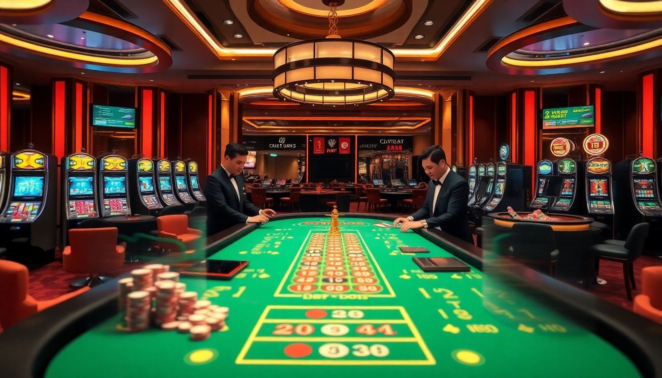 Experience the excitement of gambling at nhà cái OK365’s luxurious casino tables.