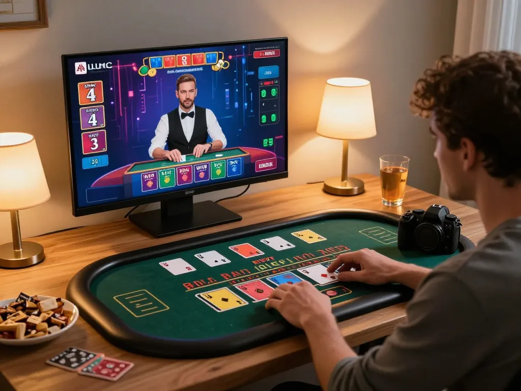 Experience 33 win strategies in a live dealer game from the comfort of home.