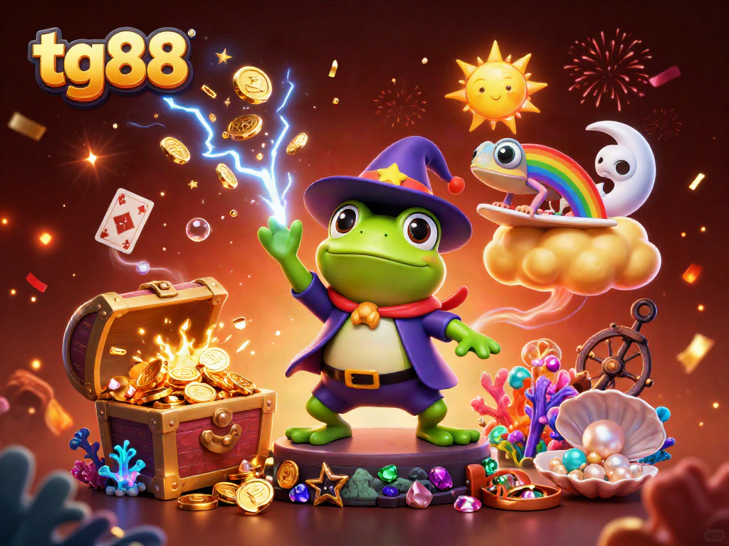 Enter the vibrant realm of tg88 and experience thrilling wins amidst a storm of golden coins.