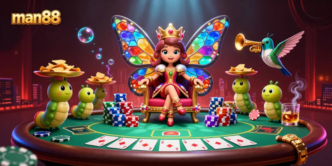 Spin and win with man88 at a vibrant casino scene full of poker excitement!