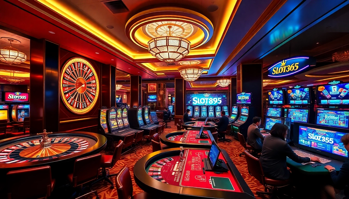 Experience the thrill of slot365 đăng nhập with vibrant slot machines and professional dealers.