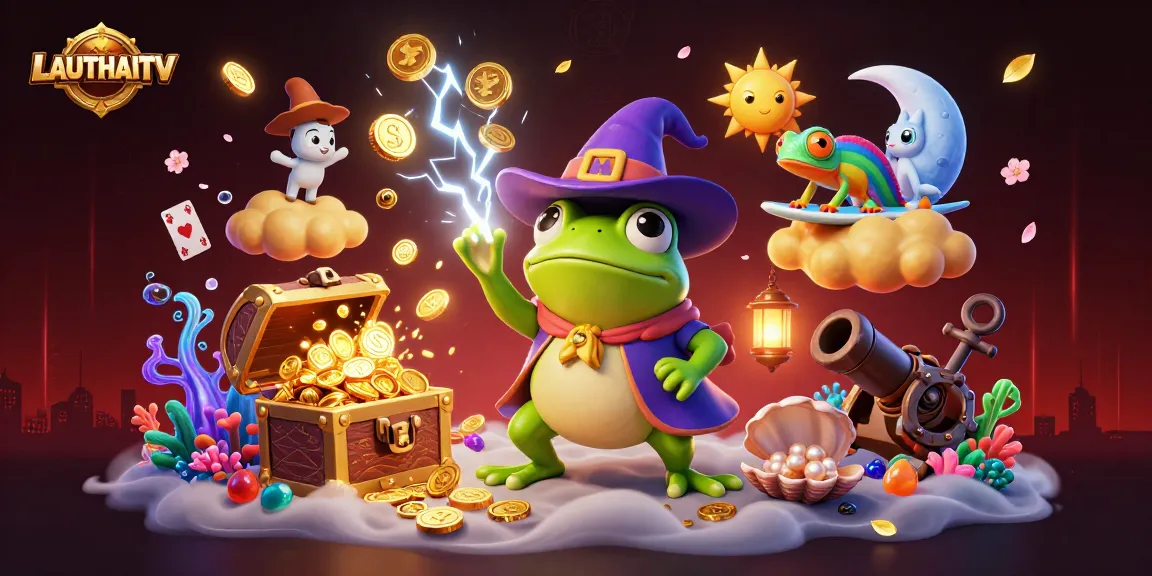Experience thrilling betting action with LAUTHAITV featuring captivating visuals and stunning golden treasures.