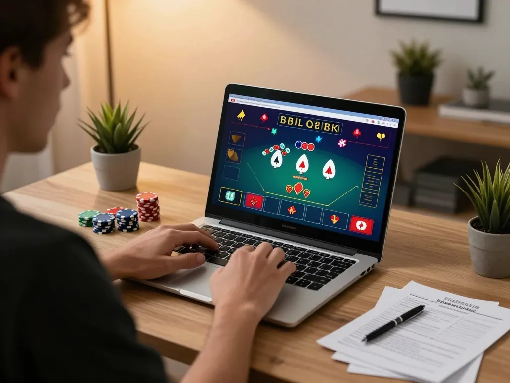 Experience 3BET online gaming action with a live dealer at home, combining strategy and fun.