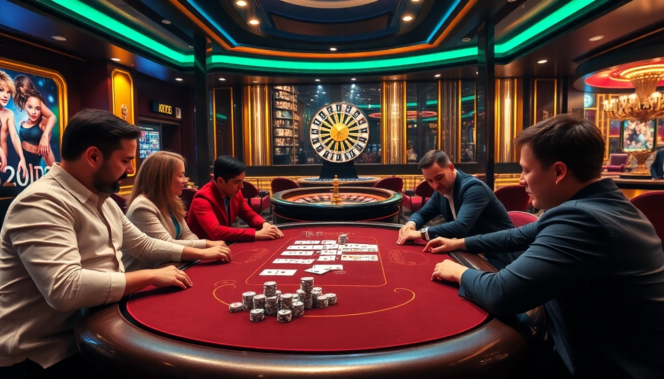 Experience the excitement of casino gaming at https://8live.date/ with vibrant poker tables and roulette.
