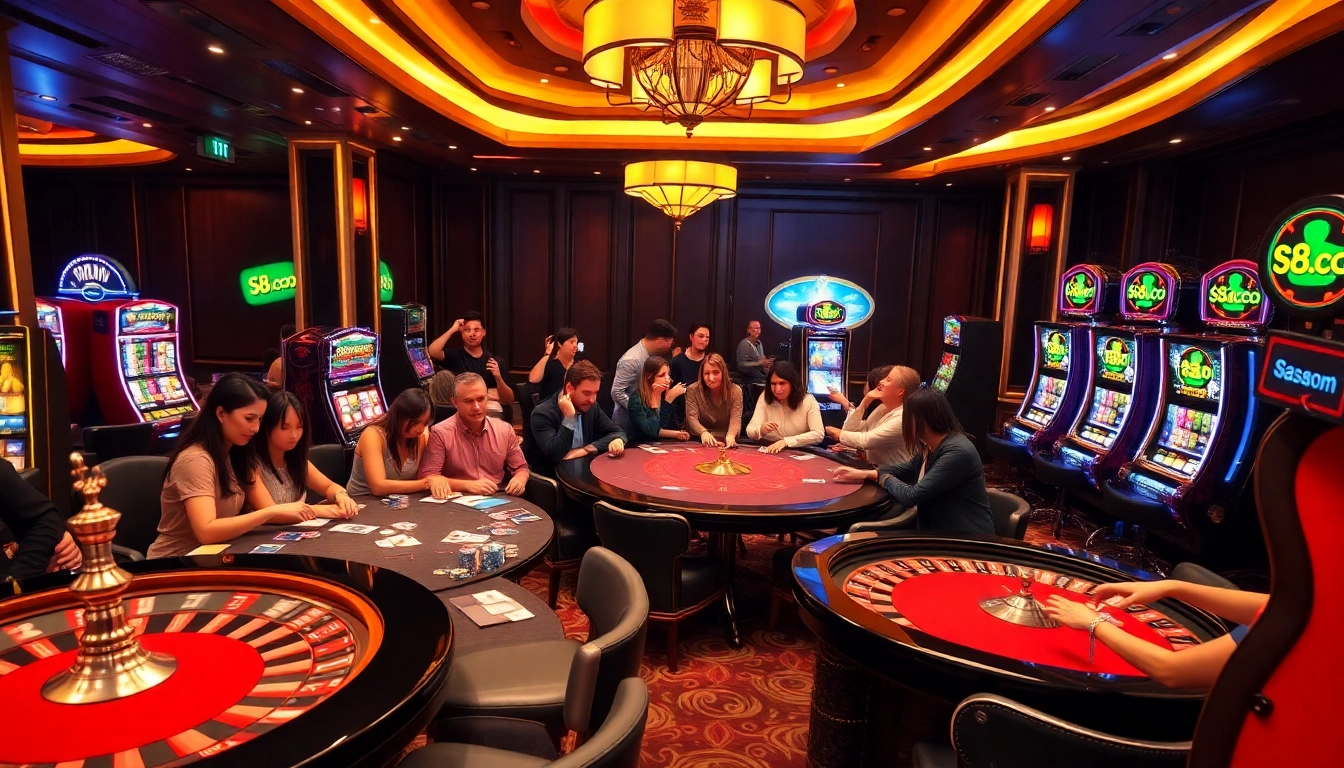 Experience the thrill of gaming at S8.com with vibrant tables and engaging players.