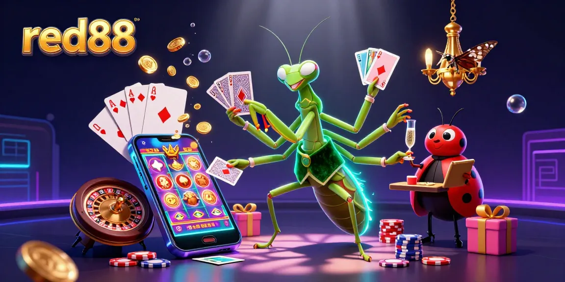 Experience the exhilarating world of red88, where vibrant casino excitement meets immersive gaming action under stunning 3D illustrations.