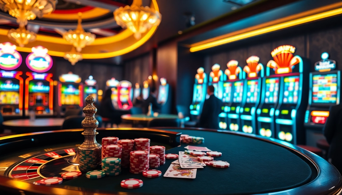 Engage in thrilling betting experiences at https://89bet.green/ with vibrant casino visuals and poker chips.