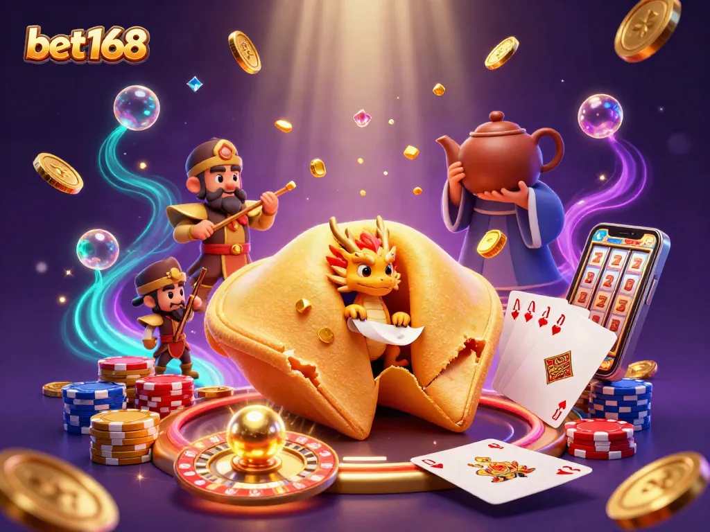 Experience the thrill of betting with bet168's stunning casino illustration featuring dynamic game elements.