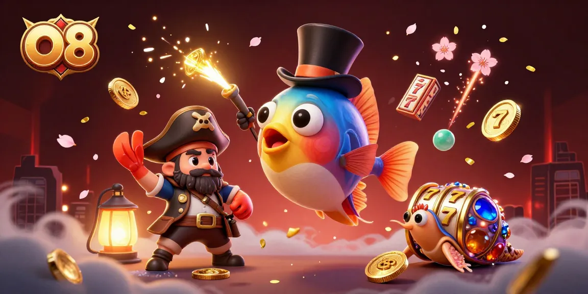 O8 attracts gamblers with a vibrant underwater scene featuring an anglerfish luring fortune with golden coins.