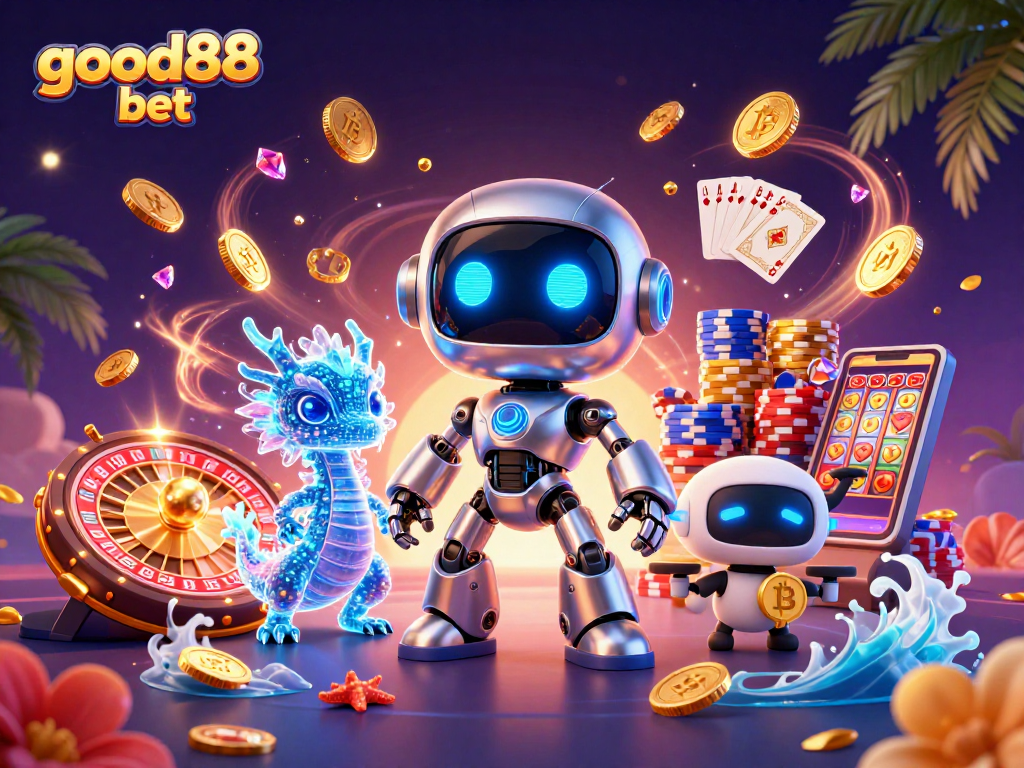 Experience the excitement of good88 bet with vibrant casino games and dynamic 3D characters.