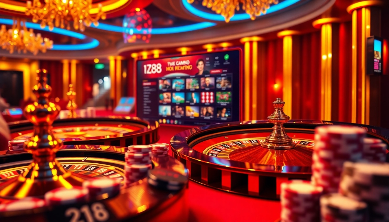 Experience the excitement at nhà cái HZ88 with vibrant casino gaming action and modern online interfaces.