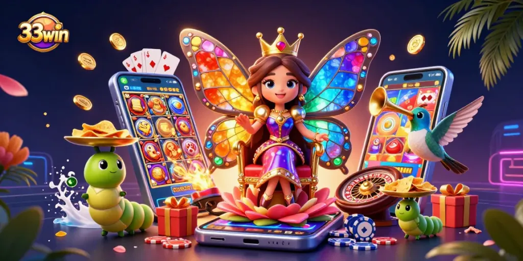 Experience the excitement of 33win's online casino with stunning games and vibrant visuals.