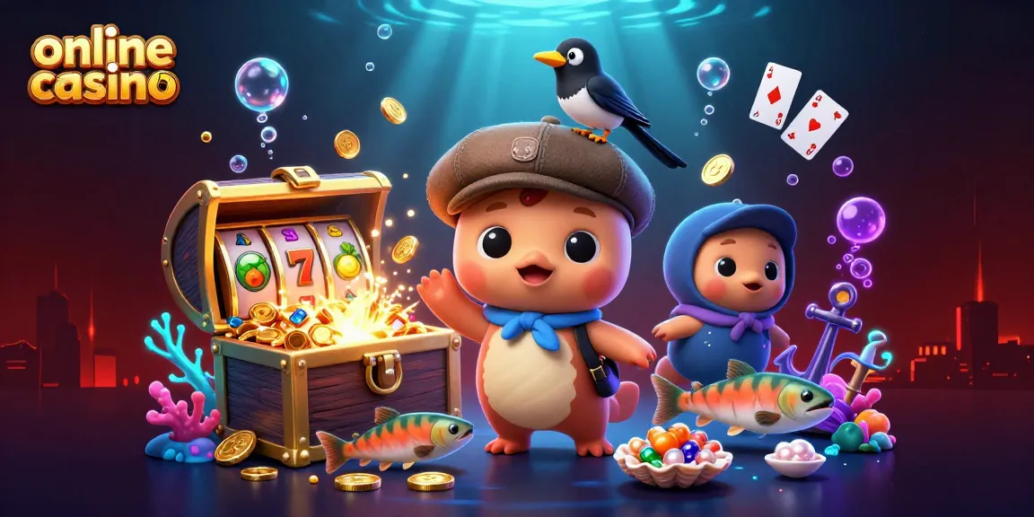 Join the excitement at this online casino with a charming Nessie and lucky symbols!