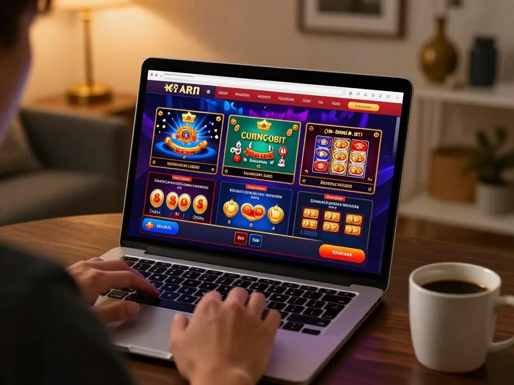 Engaging online casino gaming experience on go99 platform with colorful game interface