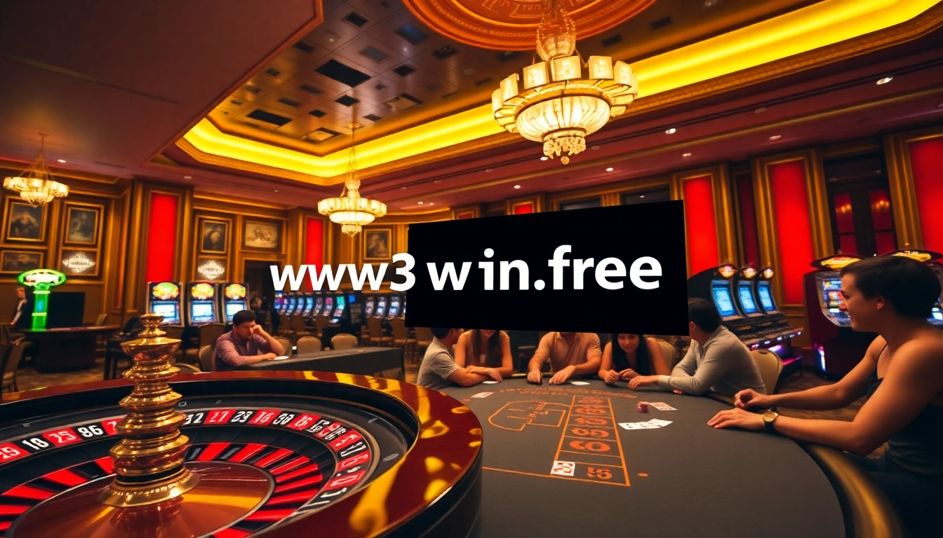 Experience thrilling gameplay at https://33win.free/ with vibrant slot machines and excited players.