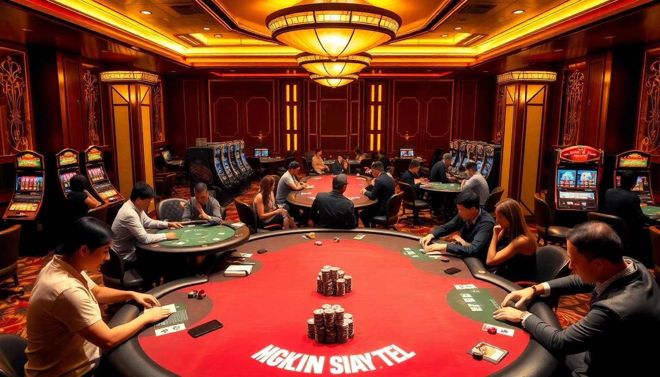Experience the excitement of gaming at https://sky88.tel/ with thrilling poker and slot machines.