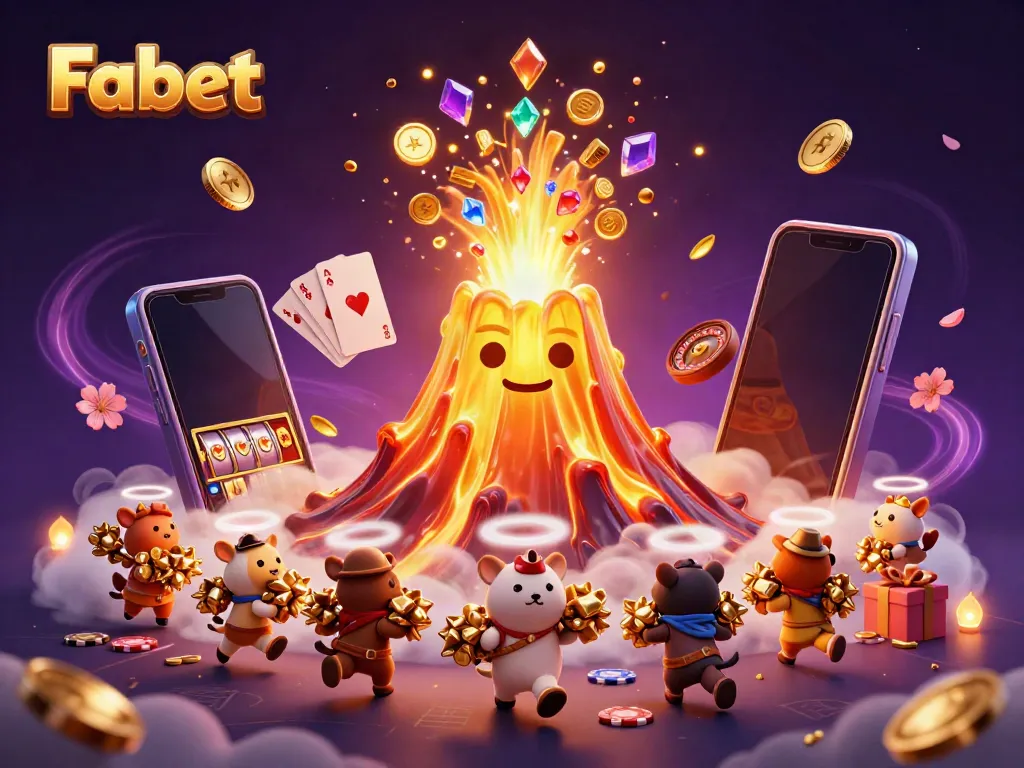 Experience Fabet's thrilling online gaming adventure with a dynamic treasure scene!