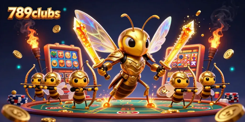 Experience thrilling gameplay with 789clubs, showcasing a dynamic clash of colors and casino elements.