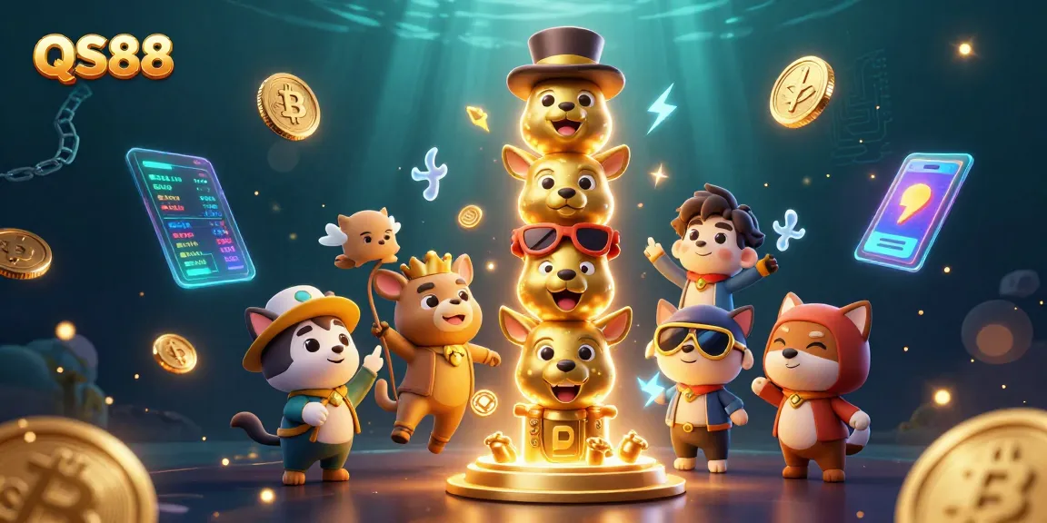 Enjoy thrilling games at QS88 with vibrant animations and crypto elements for high-stakes action.