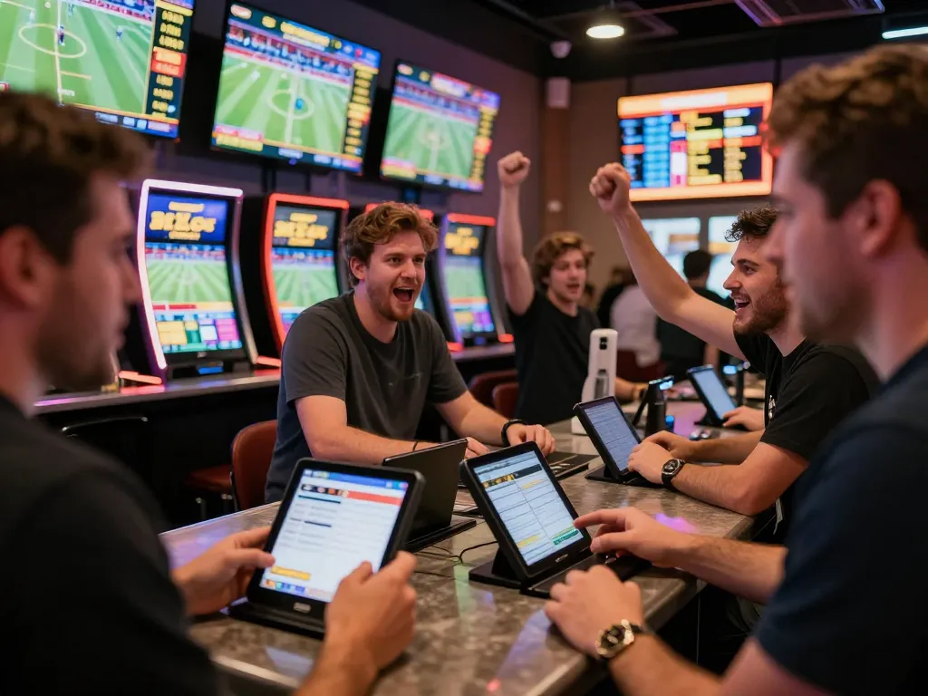 Place your bets at hm88 sportsbook with live sports displays and enthusiastic bettors.