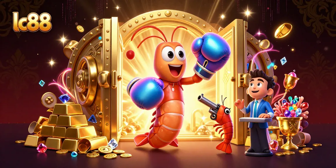 Engage with the dynamic lc88 casino scene showcasing vibrant treasures and lively characters.