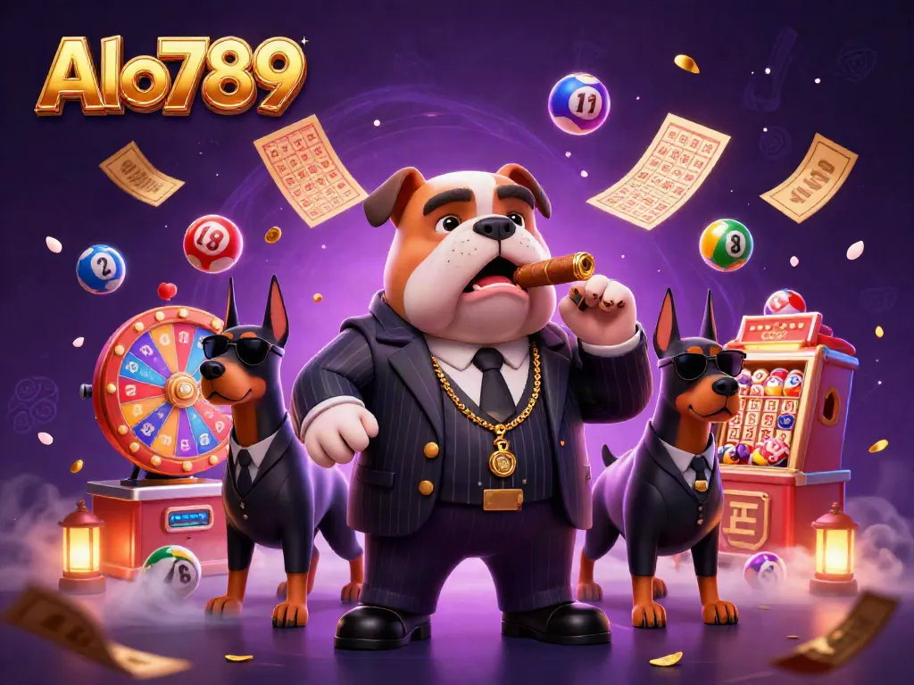 Alo789 showcases thrilling lottery action with lively characters and vibrant game elements.