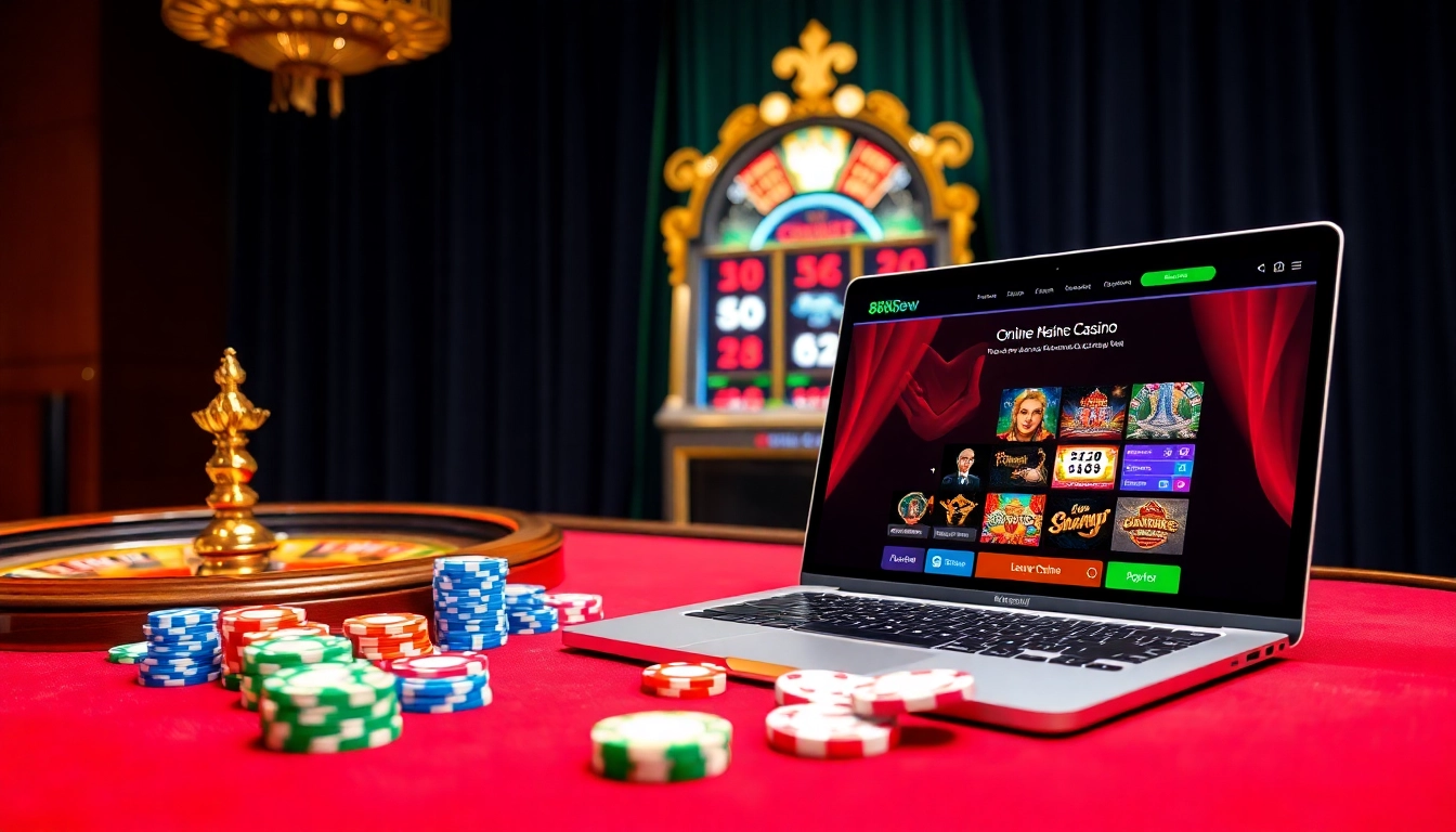 Experience a thrilling game night at 888new with vibrant casino tables and exciting betting action.