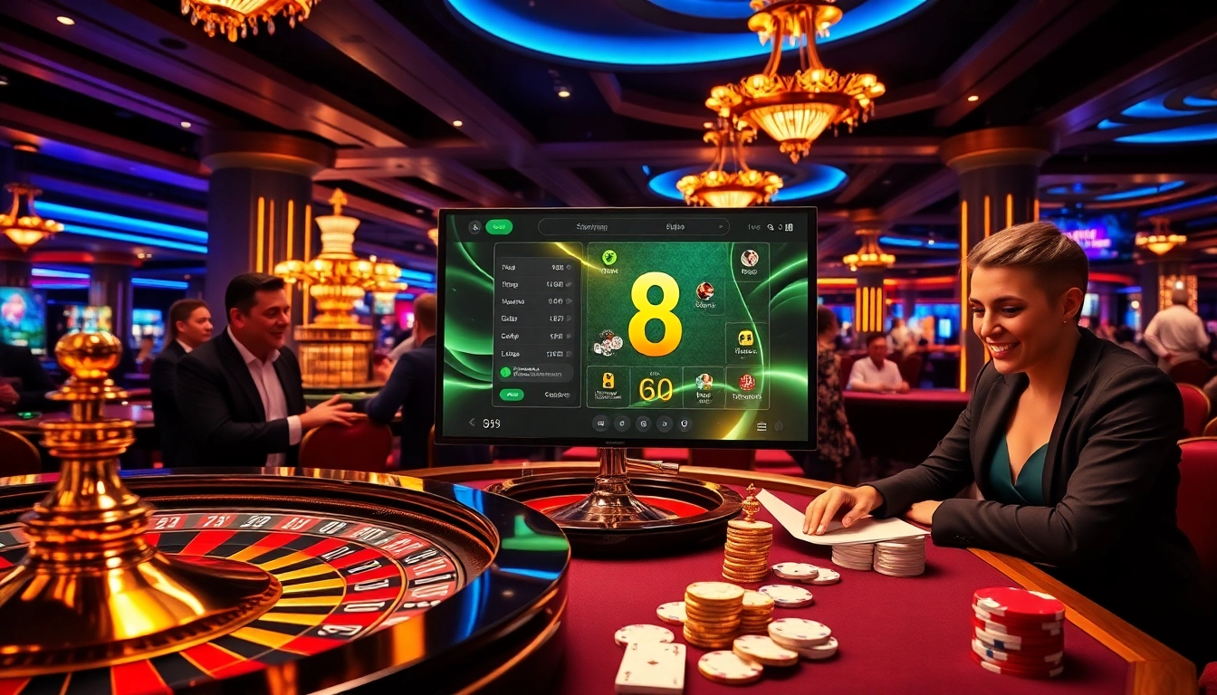 The Go8 platform offers an unparalleled online gambling experience, featuring roulette and poker tables.