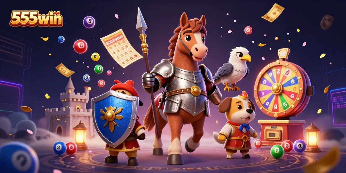 Experience thrilling betting action with 555win amidst a colorful casino atmosphere.