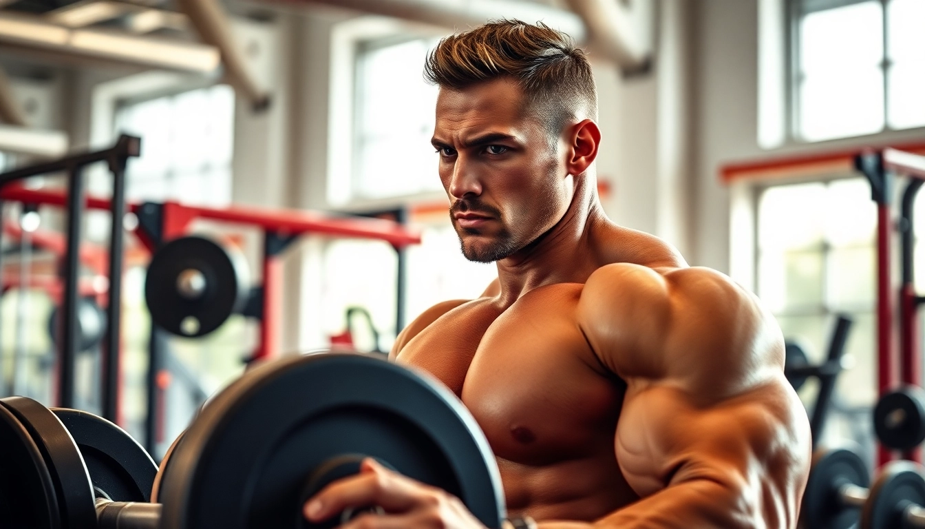 Drostabal-P Masteron Propionate model toont krachtige trainingstechnieken in een sportschool.