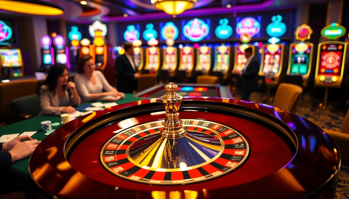 Experience the thrill of https://lucky88sss.com/ with players enjoying an exciting roulette game.