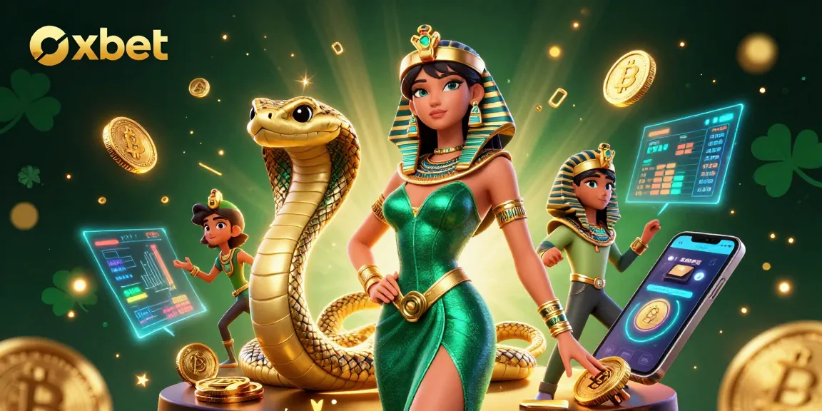 Experience strategic gaming with OXBET as a stunning woman interacts with crypto elements and casino rewards.