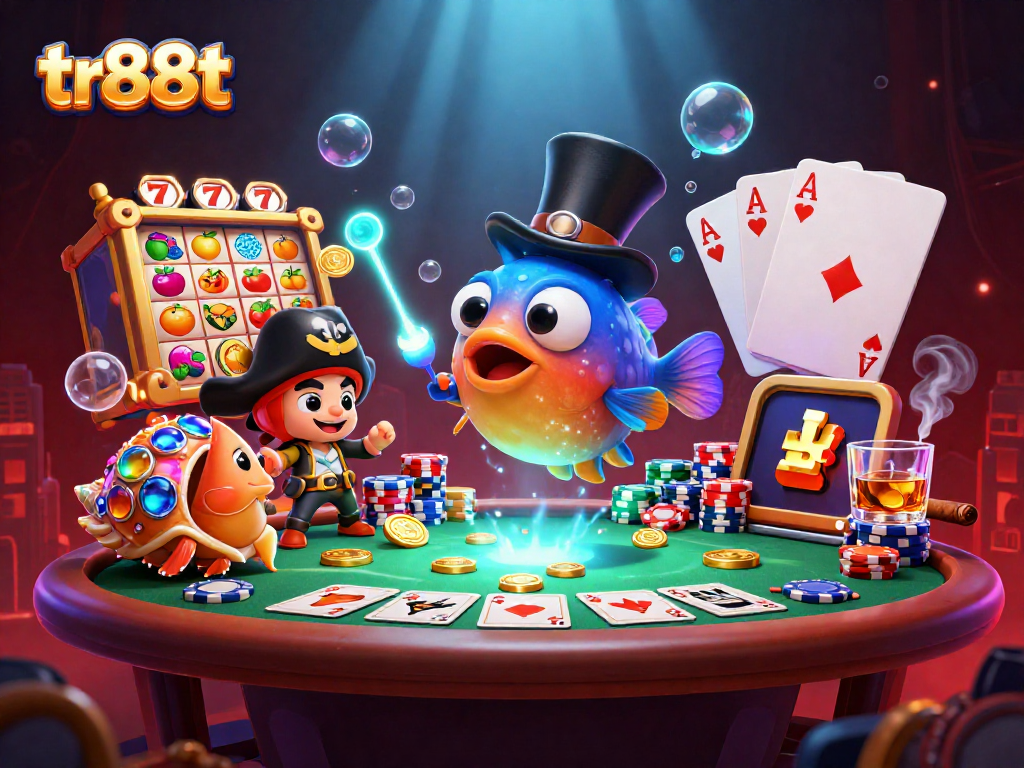 tr88t invites players to experience thrilling jackpots with deep-sea characters in an exciting underwater casino