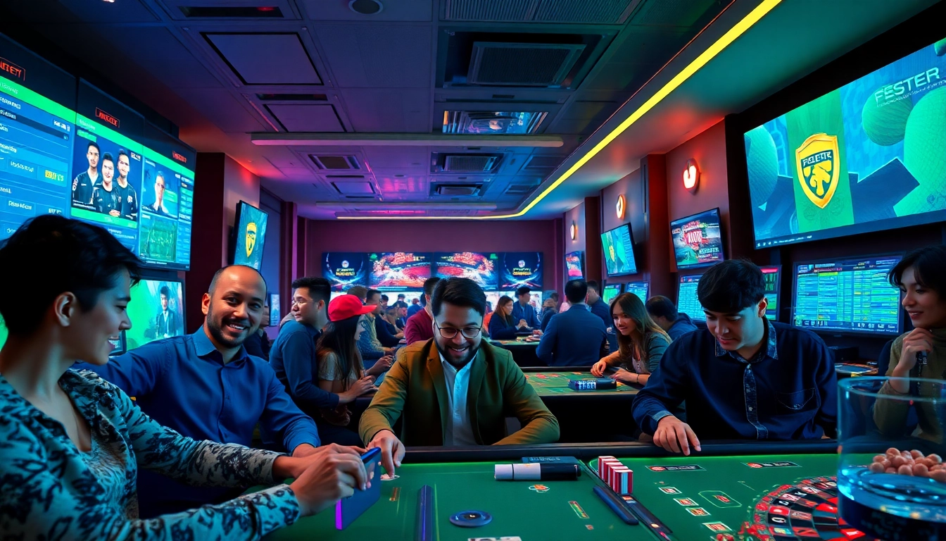 Engaged players experiencing online gaming excitement at https://88vv.green/ with vibrant visuals and modern technology.