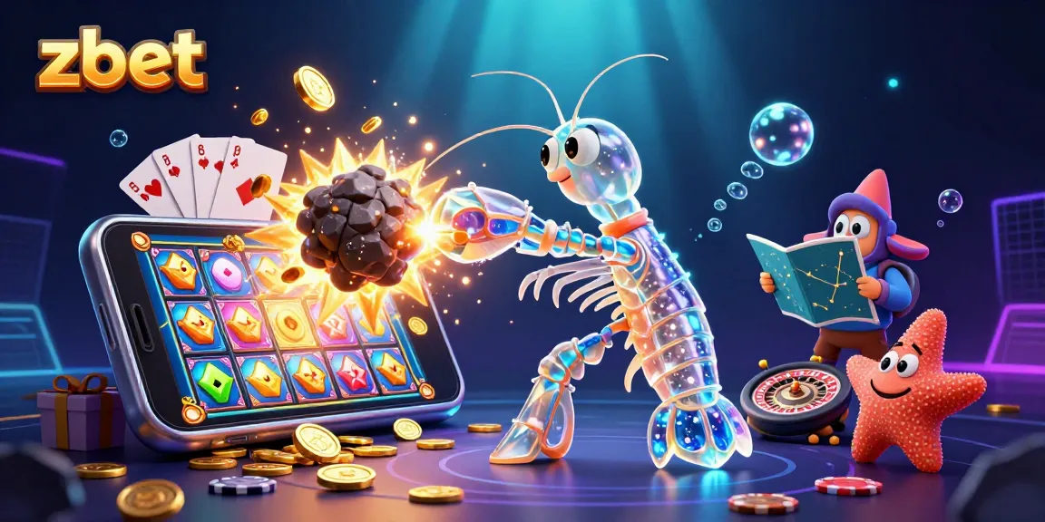 ZBET transforms gaming excitement as a samurai shrimp reveals gem-filled asteroids in an underwater adventure
