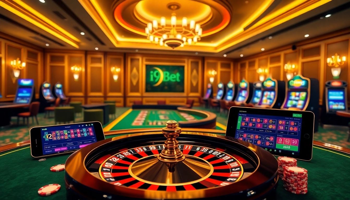 Experience thrilling online gambling action with i9bet as you tải i9bet for an engaging gaming adventure.