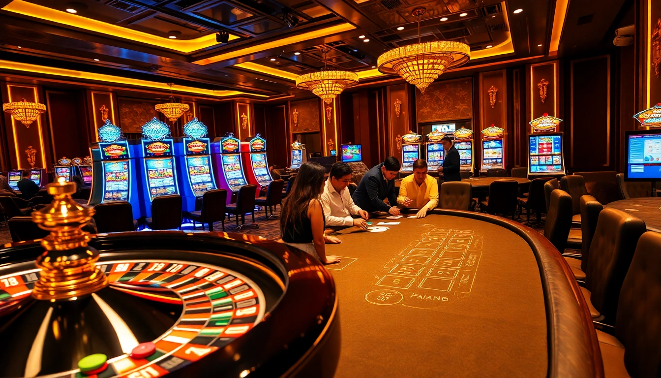 Trải nghiệm sự hấp dẫn của KO66 với những người chơi thú vị tại bàn casino sôi động.