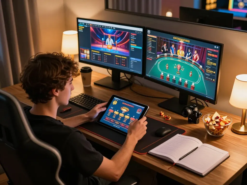 Engaging online experience with Khuyến mãi lucky88 on tablet, enhancing strategic gaming.