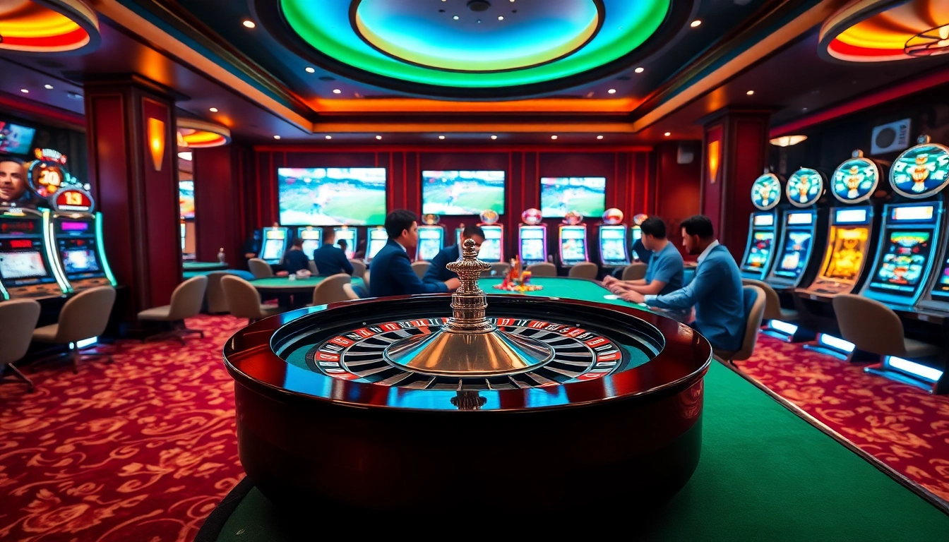 Experience thrilling football matches with xoi lac tv while playing at an exciting casino.